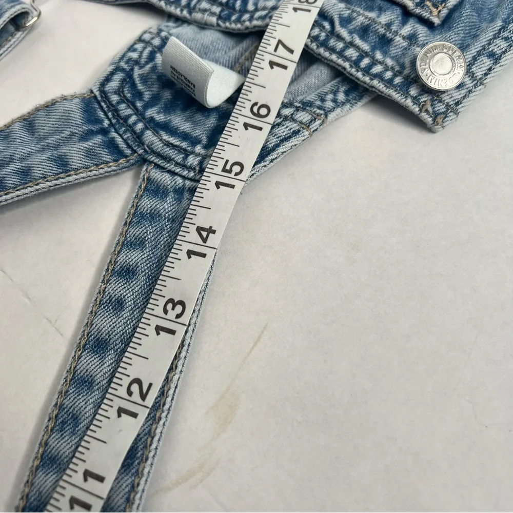 &DENIM BRAND Girls‎ Juniors Size 16 Denim Jeans Short Overalls Bibs Shortalls